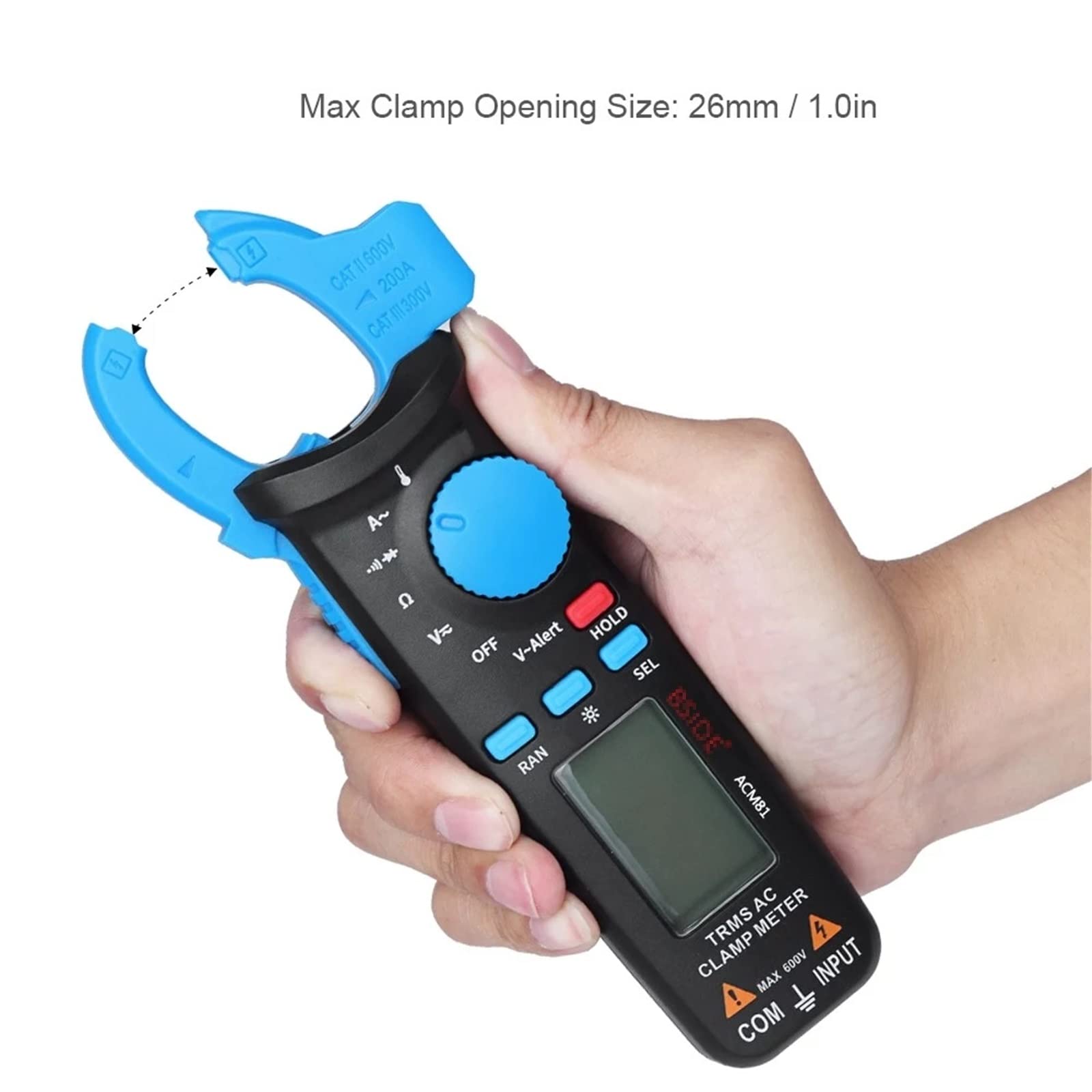Amazon.co.jp: デジタルクランプメーター デジタル 交流クランプ